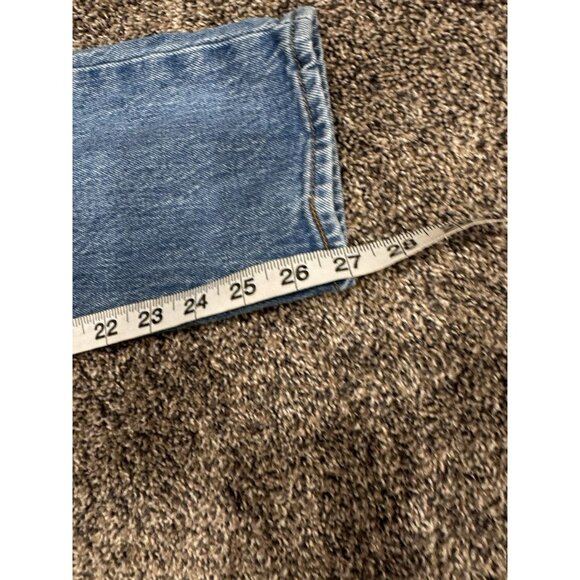 Levis Women’s Wedgie Straight Distressed Jeans 28x27 EUC - Picture 7 of 7